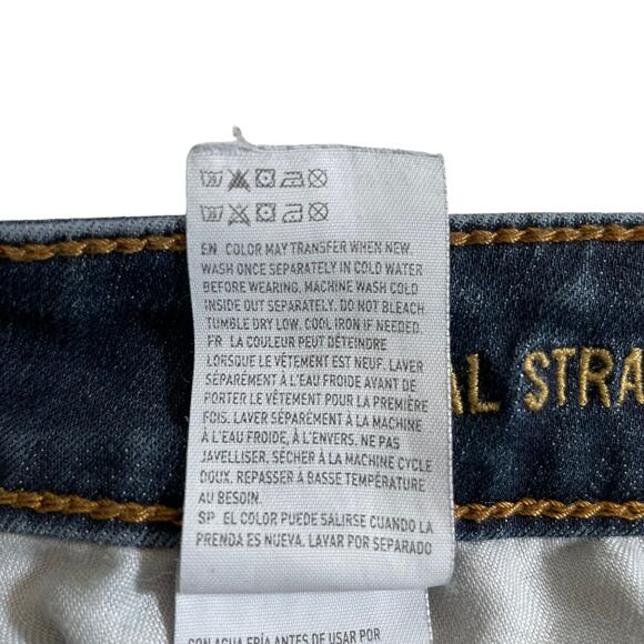 AMERICAN EAGLE Men's Extreme Flex Original Straight Jeans Dark Wash Size 28x32 - Picture 11 of 12